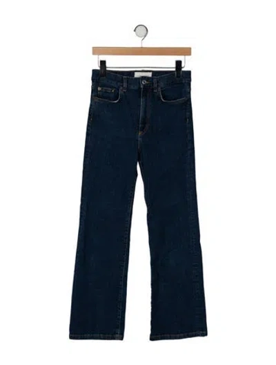 Pre-owned Jeanerica High-rise Wide Leg Jeans In Blue