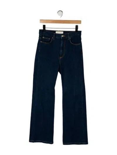 Pre-owned Jeanerica High-rise Wide Leg Jeans In Blue