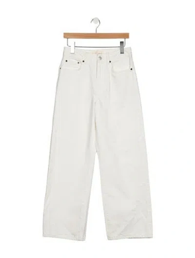 Pre-owned Jeanerica High-rise Wide Leg Jeans In Blue