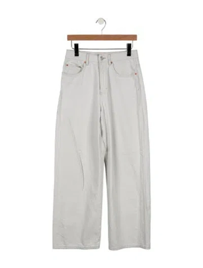 Pre-owned Jeanerica High-rise Wide Leg Jeans In Blue