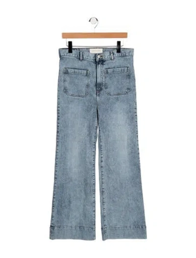 Pre-owned Jeanerica High-rise Wide Leg Jeans In Blue