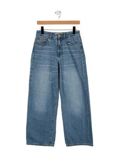 Pre-owned Jeanerica High-rise Wide Leg Jeans In Blue