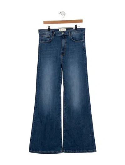 Pre-owned Jeanerica High-rise Wide Leg Jeans W/ Tags In Blue