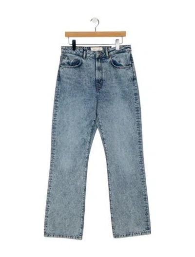 Pre-owned Jeanerica High-rise Wide Leg Jeans W/ Tags In Blue