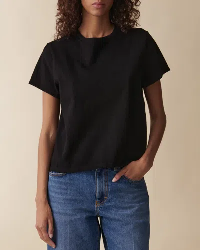Jeanerica Zoë Heavy Classic Tee In Black