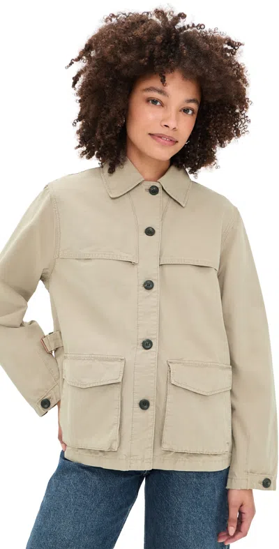 Jeanerica Jasmine Jacket Warm Grey In Brown