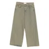 Jeanerica Logo-patch Jeans In Green