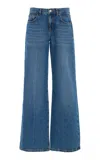Jeanerica Kyoto Rigid Low-rise Flared-leg Jeans In Blue