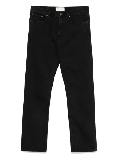 Jeanerica Logo-patch Jeans In Black