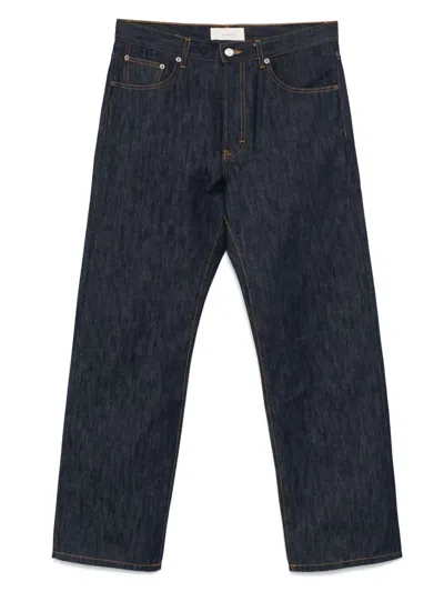 Jeanerica Logo-patch Jeans In Multicolor