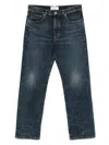 Jeanerica Logo-patch Jeans In Blue
