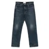 Jeanerica Logo-patch Jeans In Blue