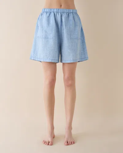 Jeanerica Lola Shorts In Blue