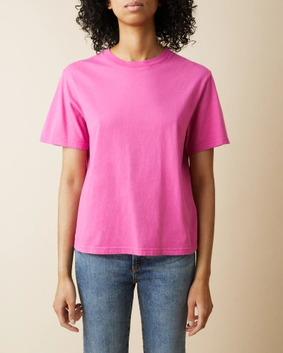 Jeanerica Luz Light Classic Tee In Pink