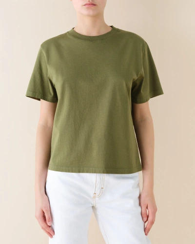 Jeanerica Luz Light Classic Tee In Green