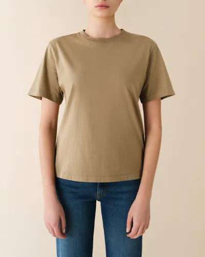 Jeanerica Luz Light Classic Tee In Brown