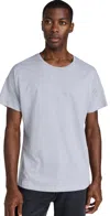 Jeanerica Marcel Classic Tee Light Grey Melange In Light Grey Melange
