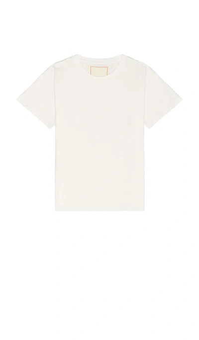 Jeanerica Marcel Light Classic Tee In White