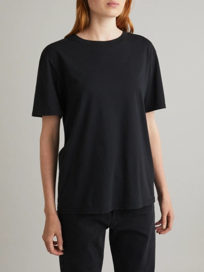 Jeanerica Margaux Long Classic Tee In Black