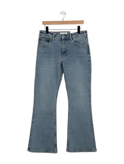 Pre-owned Jeanerica Mid-rise Flared Jeans W/ Tags In Blue
