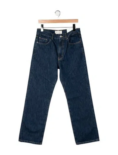 Pre-owned Jeanerica Mid-rise Straight Leg Jeans W/ Tags In Blue
