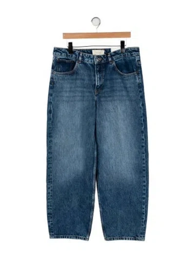 Pre-owned Jeanerica Mid-rise Straight Leg Jeans W/ Tags In Blue