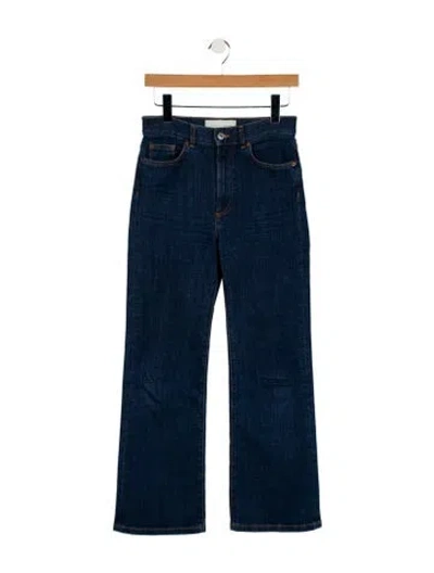 Pre-owned Jeanerica Mid-rise Wide Leg Jeans In Blue