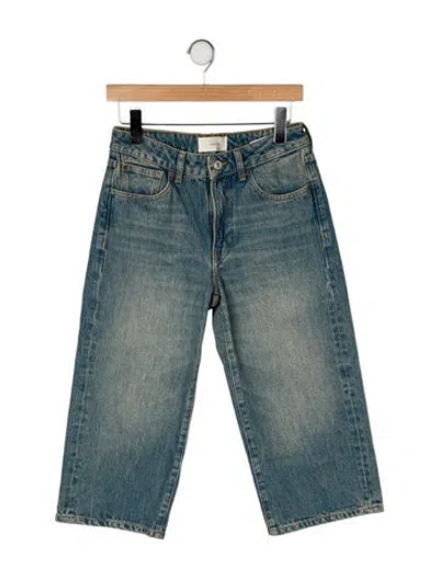 Pre-owned Jeanerica Mid-rise Wide Leg Jeans In Multi