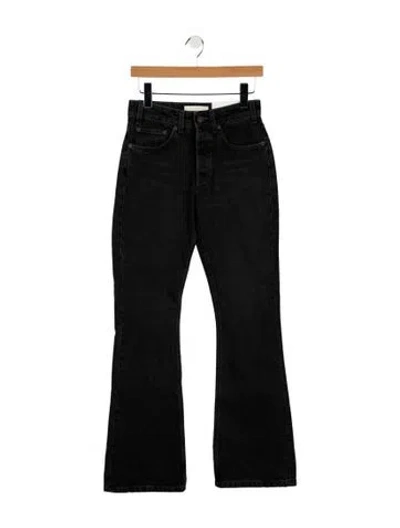 Pre-owned Jeanerica Mid-rise Wide Leg Jeans W/ Tags In Black