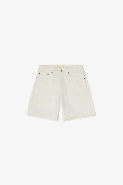 Jeanerica Mini Casual Shorts In White