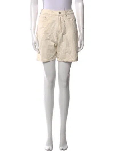 Pre-owned Jeanerica Mini Shorts In Neutral