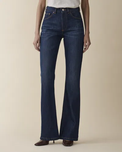 Jeanerica Sisli Mid-rise Bootcut Jeans In Blue