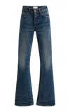 Jeanerica Moda Mid-rise Straight-leg Jeans In Blue