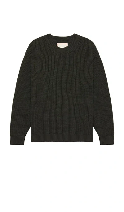 Jeanerica Paul Knit Sweater In Dark Green