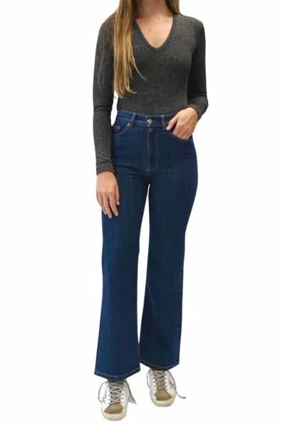 Jeanerica Pyramid High-rise Flare Jean In Blue 2 Weeks