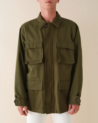Jeanerica Rui Army Jacket In Green