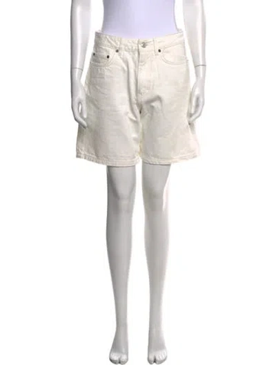 Pre-owned Jeanerica Shorts In White