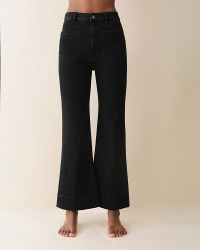 Jeanerica Sw012 St Monica Cropped In Black