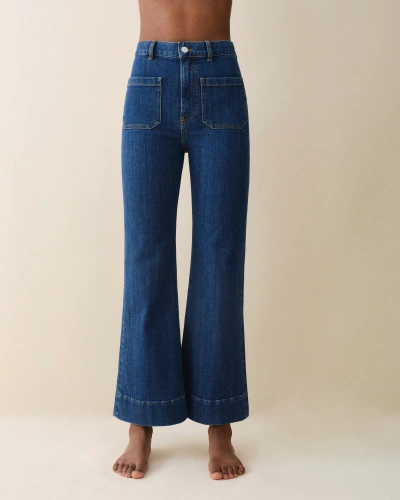 Jeanerica Sw012 St Monica Cropped In Blue