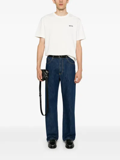 Jeanerica Vega Mid-rise Straight-leg Jeans In Blue