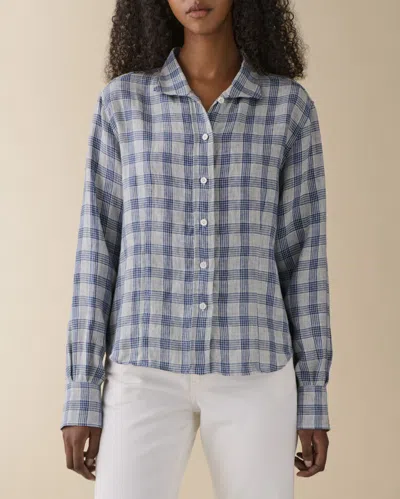 Jeanerica Vera Shirt Blue White Check In Multi