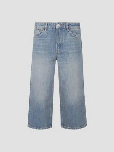Jeanerica Vintage Mini Denim Shorts In 1990 Light Vintage