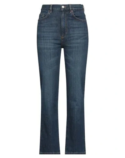 Jeanerica Woman Jeans Blue Size 29w-32l Organic Cotton, Recycled Polyester, Elastane