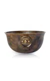 Jeanette Morrow Dancing Swan Bonnie Bowl In Brown