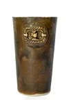 Jeanette Morrow Dancing Swan Heather Vase In Brown