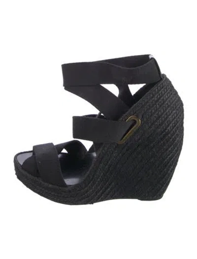 Pre-owned Jean-michel Cazabat Espadrilles In Black