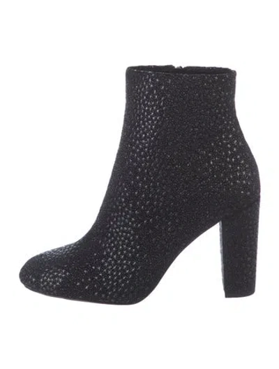 Pre-owned Jean-michel Cazabat Printed Sock Boots In Black