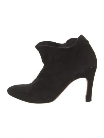 Pre-owned Jean-michel Cazabat Suede Boots In Black