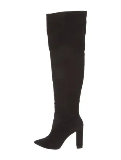 Pre-owned Jean-michel Cazabat Suede Boots In Black