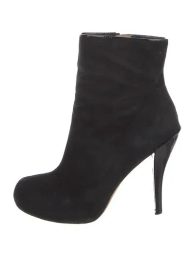 Pre-owned Jean-michel Cazabat Suede Boots In Black